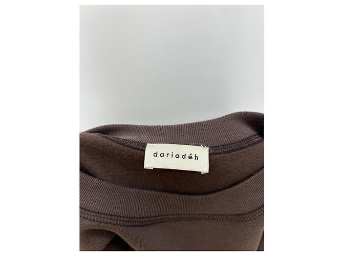 Autre Marque Sudadera marrón DARIADEH de algodón S Castaño - vista 5