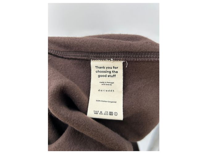 Autre Marque Sudadera marrón DARIADEH de algodón S Castaño - vista 6