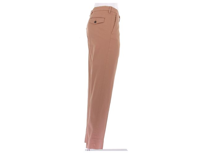 Autre Marque DE FURSAC Light Brown Cotton Suit Size 50 - view 10