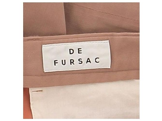 Autre Marque DE FURSAC Light Brown Cotton Suit Size 50 - view 12