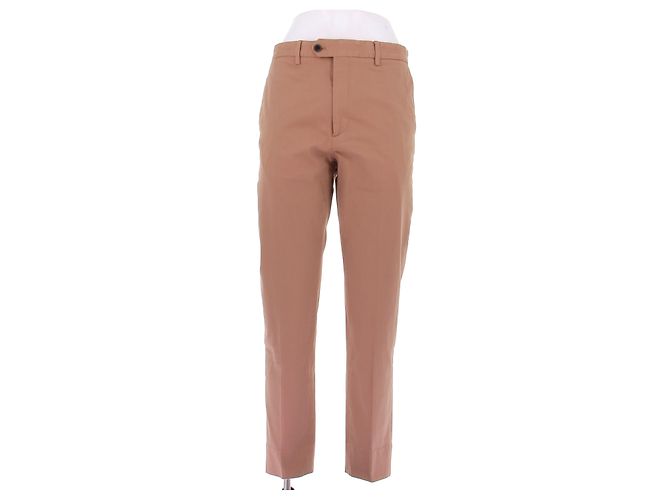 Autre Marque DE FURSAC Light Brown Cotton Suit Size 50 - view 8