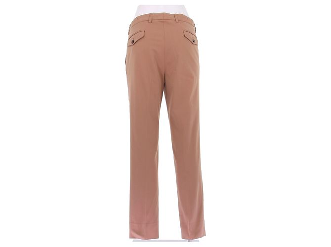 Autre Marque DE FURSAC Light Brown Cotton Suit Size 50 - view 9