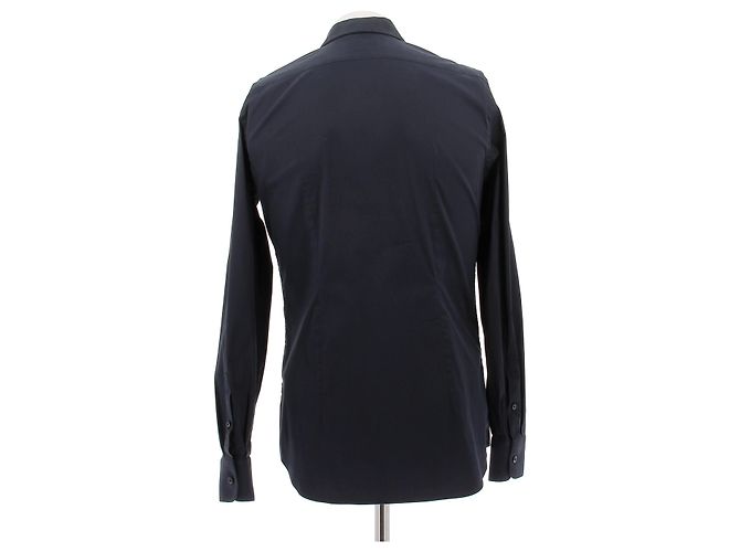 Prada Hemd aus Baumwolle marineblau - Ansicht 2
