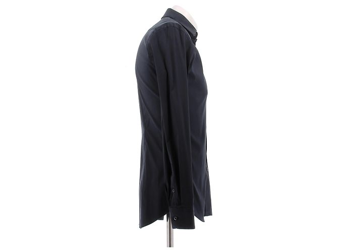 Prada Hemd aus Baumwolle marineblau - Ansicht 3