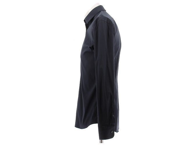 Prada Hemd aus Baumwolle marineblau - Ansicht 4
