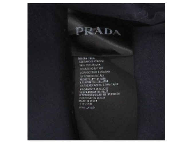 Prada Hemd aus Baumwolle marineblau - Ansicht 6