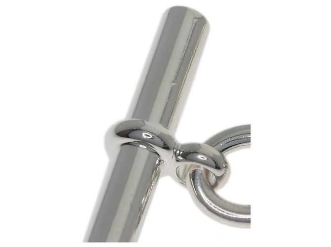 Bracciale Charm Chaine d'Ancre GM in Argento di Hermès - vista 4