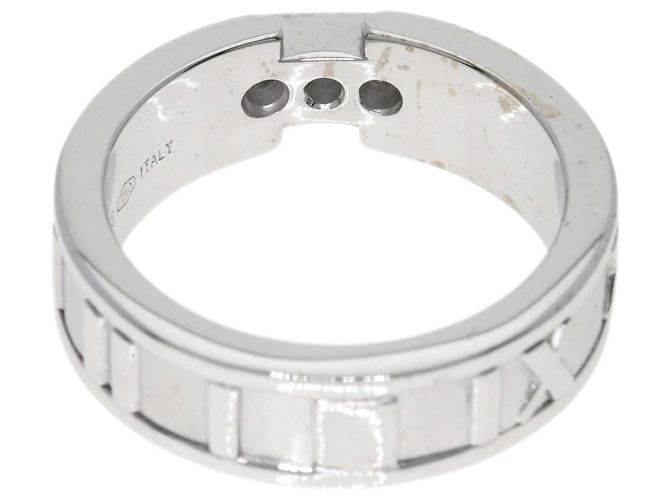 Atlas 3-Diamant-Ring aus 18K Weißgold von Tiffany & Co. - Ansicht 4