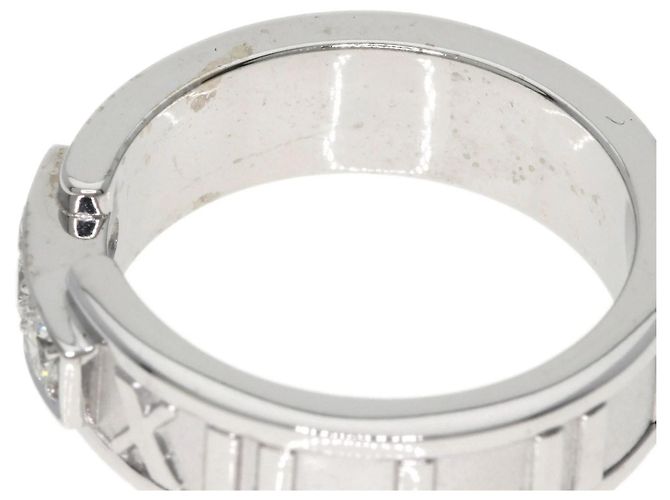 Atlas 3-Diamant-Ring aus 18K Weißgold von Tiffany & Co. - Ansicht 7