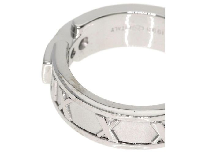 Atlas 3-Diamant-Ring aus 18K Weißgold von Tiffany & Co. - Ansicht 8