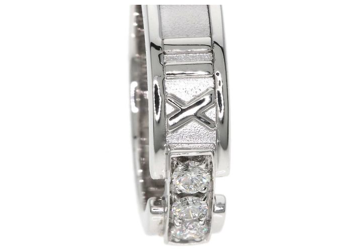 Atlas 3-Diamant-Ring aus 18K Weißgold von Tiffany & Co. - Ansicht 9
