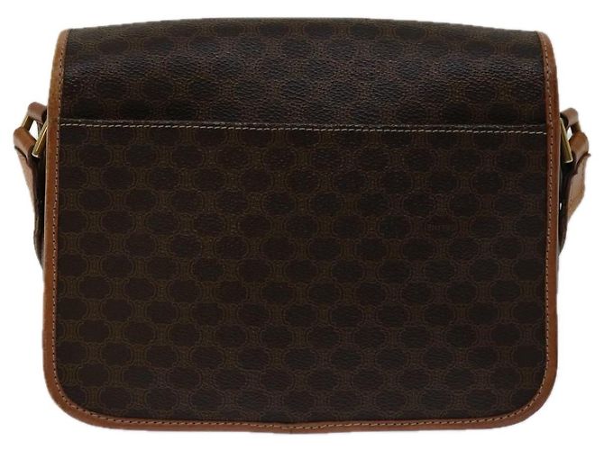Céline Celine Circle Logo Canvas Marrone - vista 2