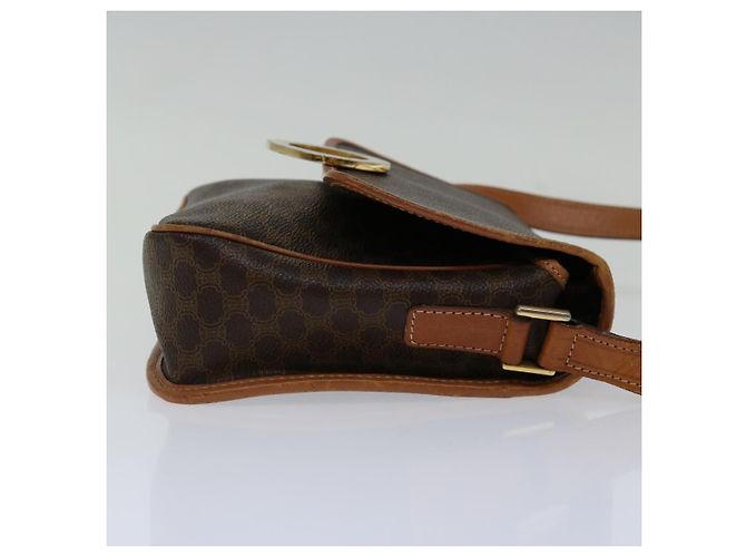 Céline Celine Circle Logo Canvas Marrone - vista 3