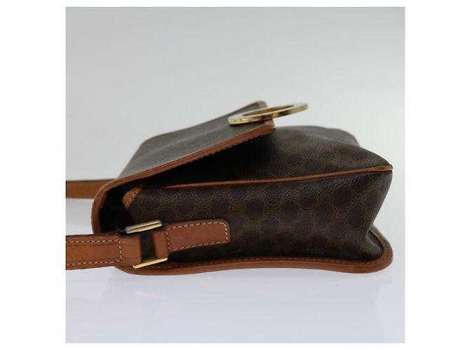 Céline Celine Circle Logo Canvas Marrone - vista 4