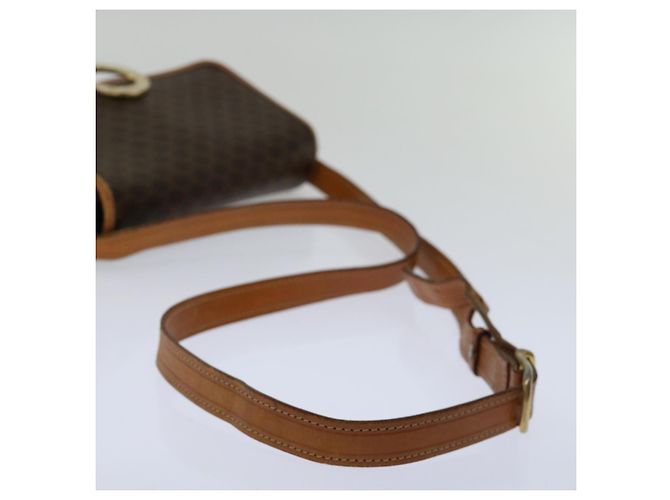 Céline Celine Circle Logo Canvas Marrone - vista 7