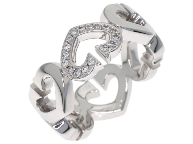 Cartier C Heart Diamantring - Ansicht 2