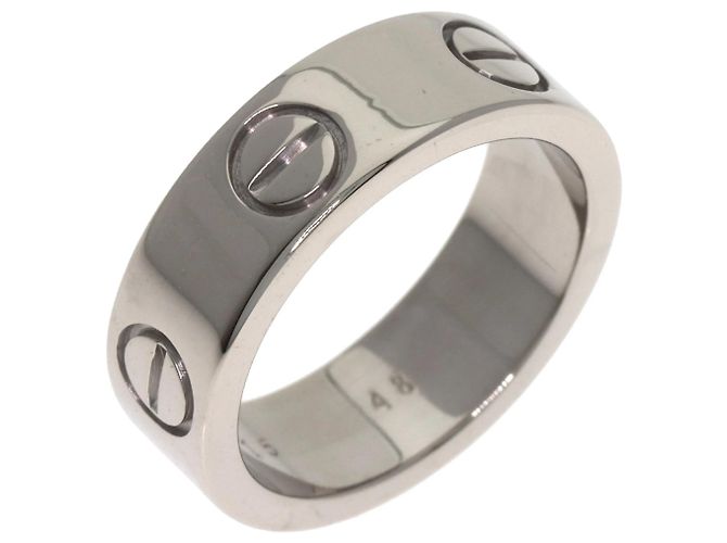 Anello Love Cartier in oro bianco 18K - vista 2