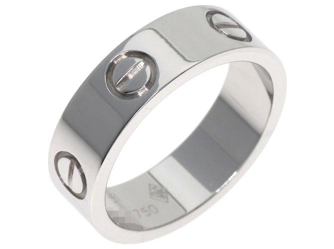 Anello Love Cartier in oro bianco 18K - vista 2