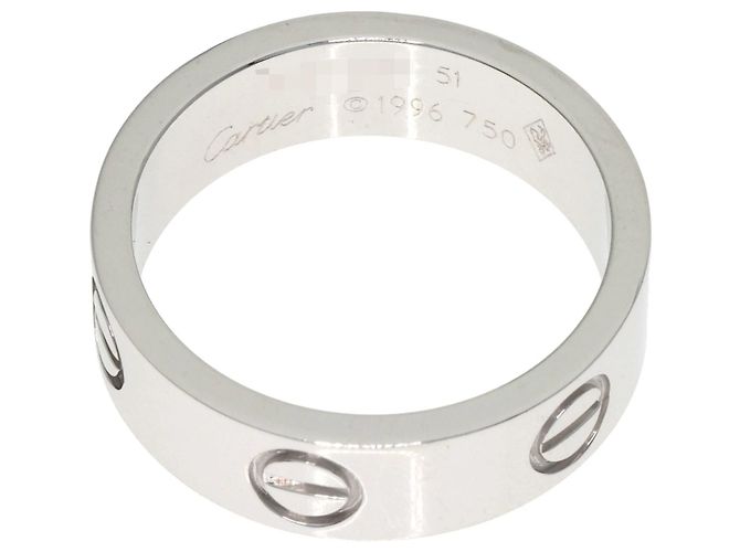 Anello Love Cartier in oro bianco 18K - vista 4