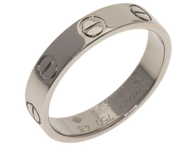Anello Mini Love in Oro Bianco 18K Cartier - vista 2