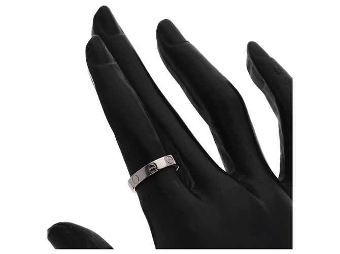 Anello Mini Love in Oro Bianco 18K Cartier - vista 5