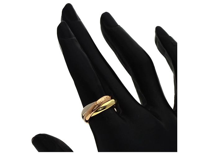 Anello Cartier Trinity in oro rosa bianco e giallo 18K - vista 5