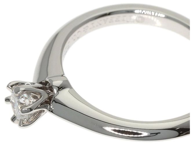 Tiffany & Co. Platinring 950 mit Diamanten - Ansicht 8