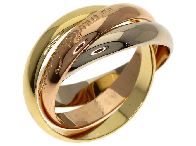 Anello in oro 18K Cartier Trinity - vista 2
