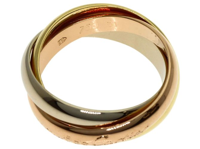 Anello in oro 18K Cartier Trinity - vista 3
