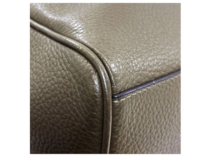 Coach Khaki Leder Rucksack - Ansicht 11
