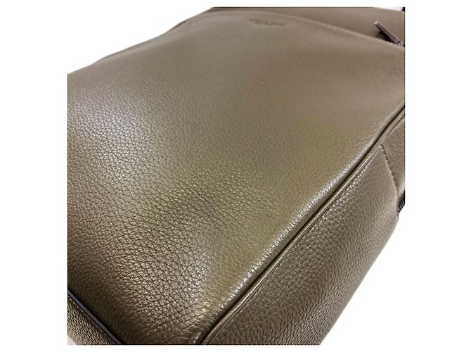 Coach Khaki Leder Rucksack - Ansicht 7