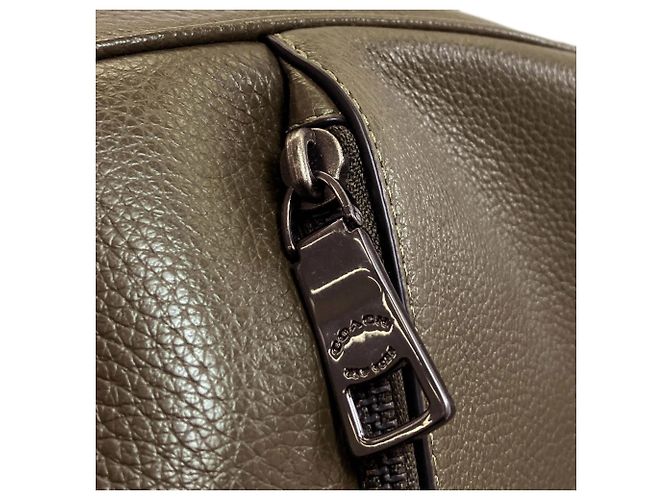 Coach Khaki Leder Rucksack - Ansicht 8