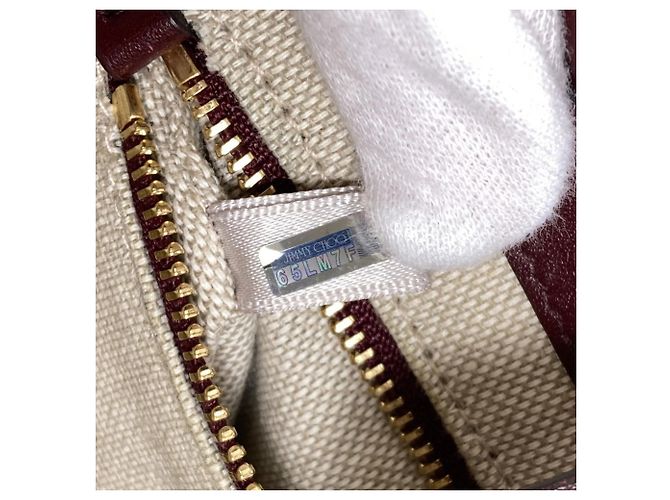 Borsa 2 in 1 Varenne di Jimmy Choo Rosa Beige Bordò - vista 7