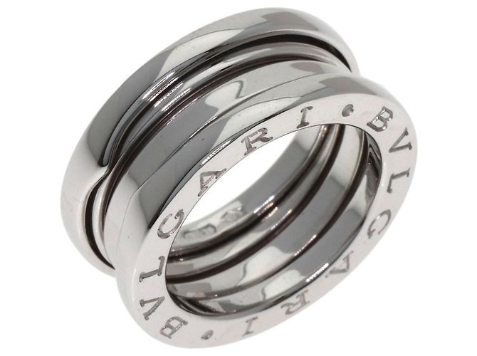 Bulgari Anello Bvlgari B-zero1 a 2 bande in oro bianco 18K - vista 2