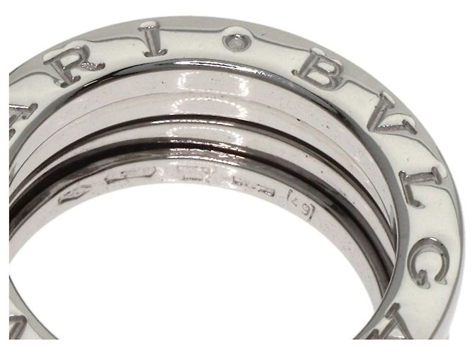 Bulgari Anello Bvlgari B-zero1 a 2 bande in oro bianco 18K - vista 6