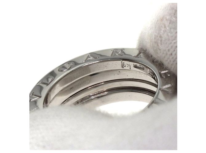 Bulgari Anello Bvlgari B-zero1 a 2 bande in oro bianco 18K - vista 7