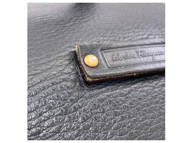Borsa tote in pelle nera Salvatore Ferragamo Nero - vista 13