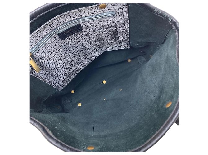 Borsa tote in pelle nera Salvatore Ferragamo Nero - vista 5