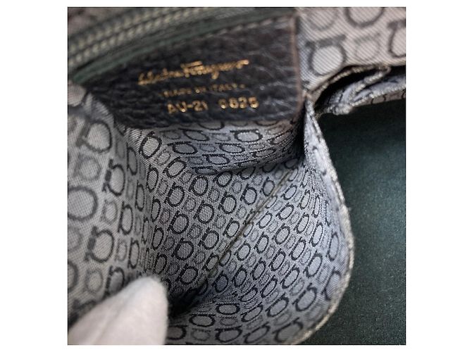 Borsa tote in pelle nera Salvatore Ferragamo Nero - vista 7