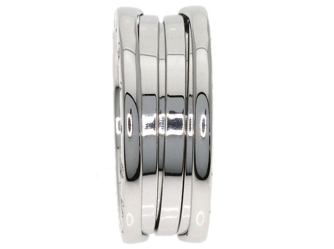 Bulgari Anello Bvlgari B-Zero1 3-Bande in Oro Bianco 18K - vista 3