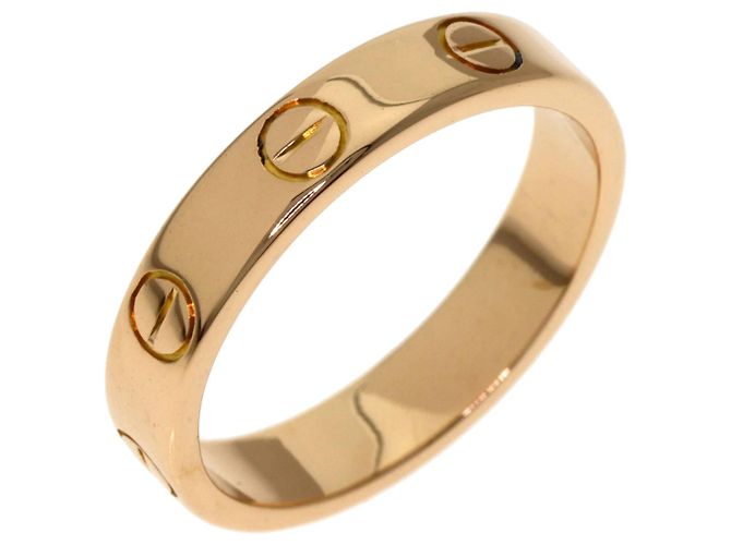 Anello Mini Love Cartier in oro rosa 18K - vista 2