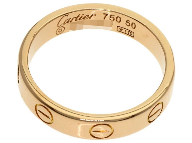Anello Mini Love Cartier in oro rosa 18K - vista 4