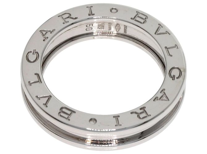 Bulgari Anello Bvlgari B-zero1 1-Band in oro bianco 18K - vista 4