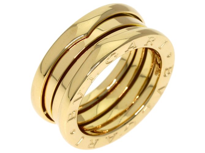 Bulgari Anello Bvlgari B-zero1 a 2 bande in oro giallo 18K - vista 2
