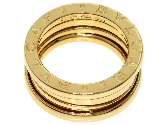 Bulgari Anello Bvlgari B-zero1 a 2 bande in oro giallo 18K - vista 4