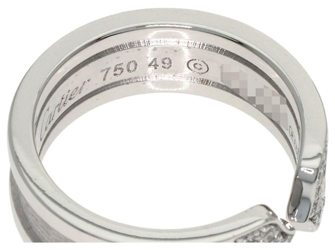 Cartier C2 Diamantring aus 18K Weißgold - Ansicht 5
