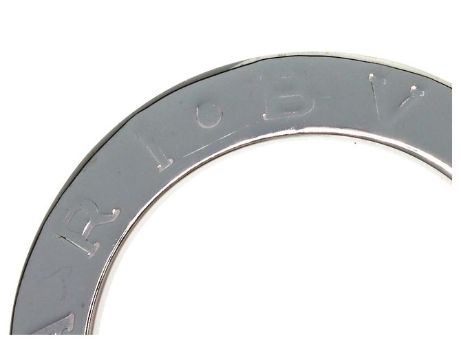 Bulgari Collana Logo Circle BVLGARI in oro bianco 18K - vista 10