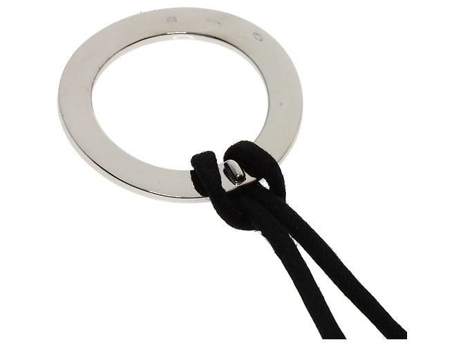 Bulgari Collana Logo Circle BVLGARI in oro bianco 18K - vista 2