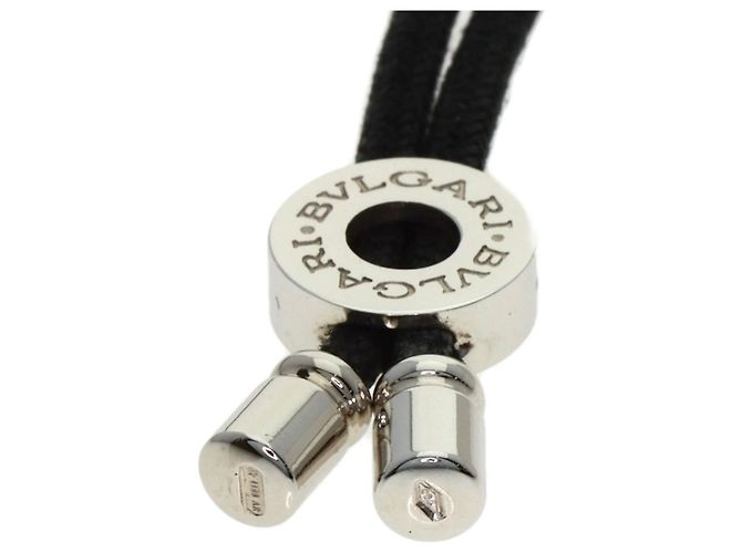 Bulgari Collana Logo Circle BVLGARI in oro bianco 18K - vista 6