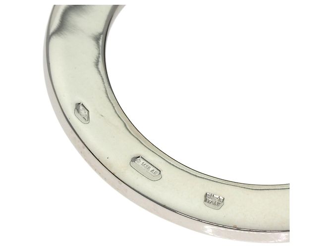 Bulgari Collana Logo Circle BVLGARI in oro bianco 18K - vista 7